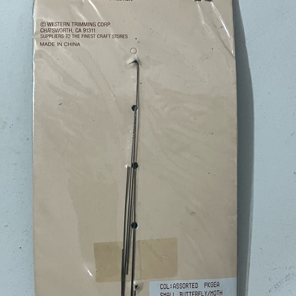 Vintage Pack of 5 Butterflies Decor by Westrim Crafts - Picture 4 of 7